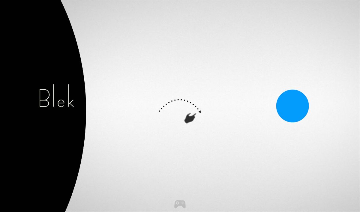 Blek (Android) screenshot: Title screen