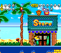 Chester Cheetah: Wild Wild Quest (SNES) screenshot: A store?