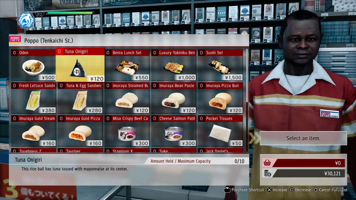 Judgment (PlayStation 5) screenshot: Convenience store