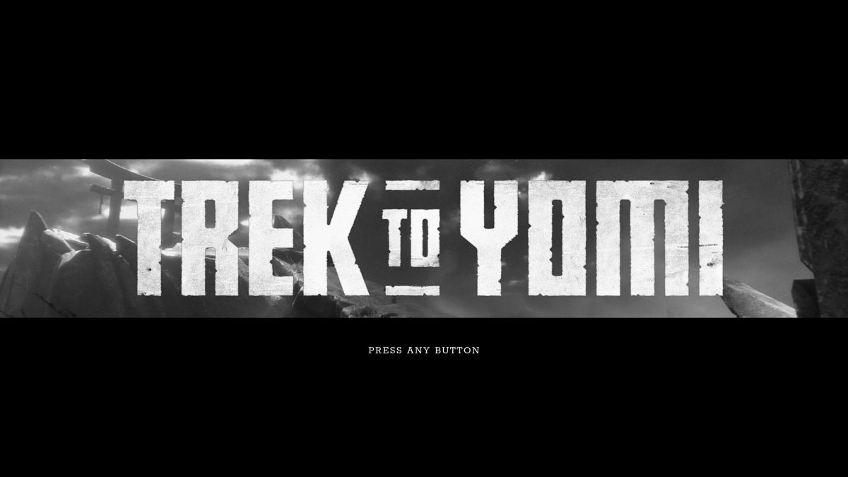 Trek to Yomi (PlayStation 5) screenshot: Title screen