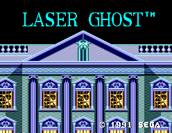 Laser Ghost (SEGA Master System) screenshot: Title