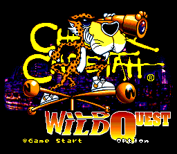 Chester Cheetah: Wild Wild Quest (SNES) screenshot: Title screen