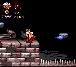 Screenshot of An American Tail: Fievel Goes West (SNES, 1994) - MobyGames