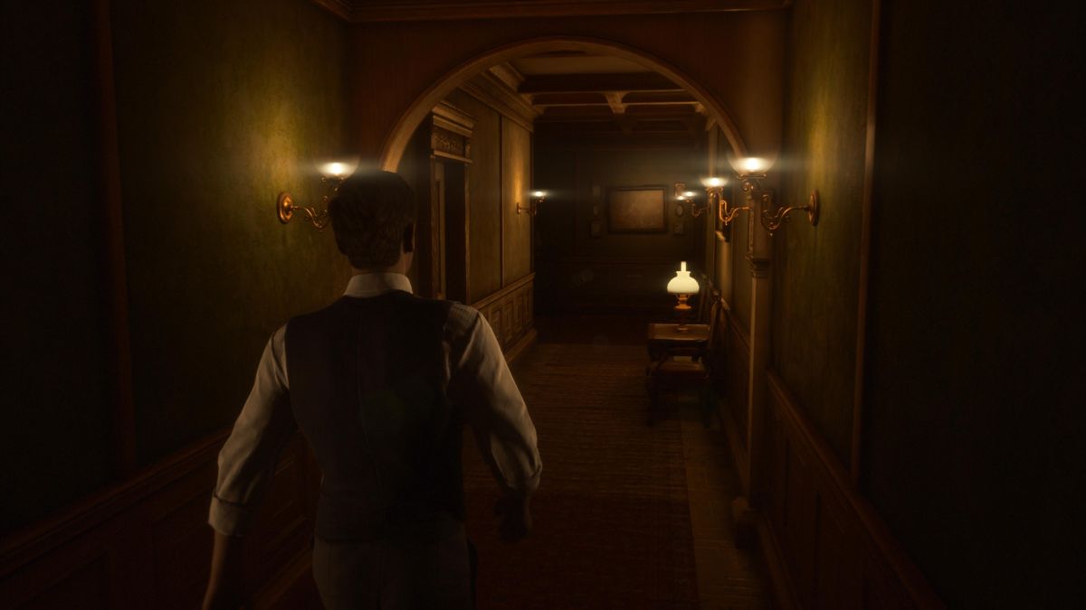 The Dark Pictures Anthology: The Devil in Me (PlayStation 5) screenshot: Exploring the hotel