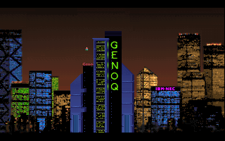 D/Generation (DOS) screenshot: Intro sequence