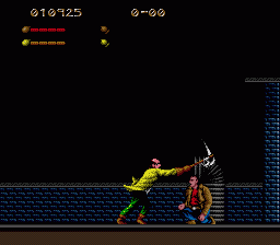 Last Action Hero (Genesis) screenshot: Meeting The Ripper for the first time.