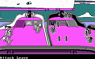 The Ancient Art of War at Sea (DOS) screenshot: The Perfect Board - Zoom Battle