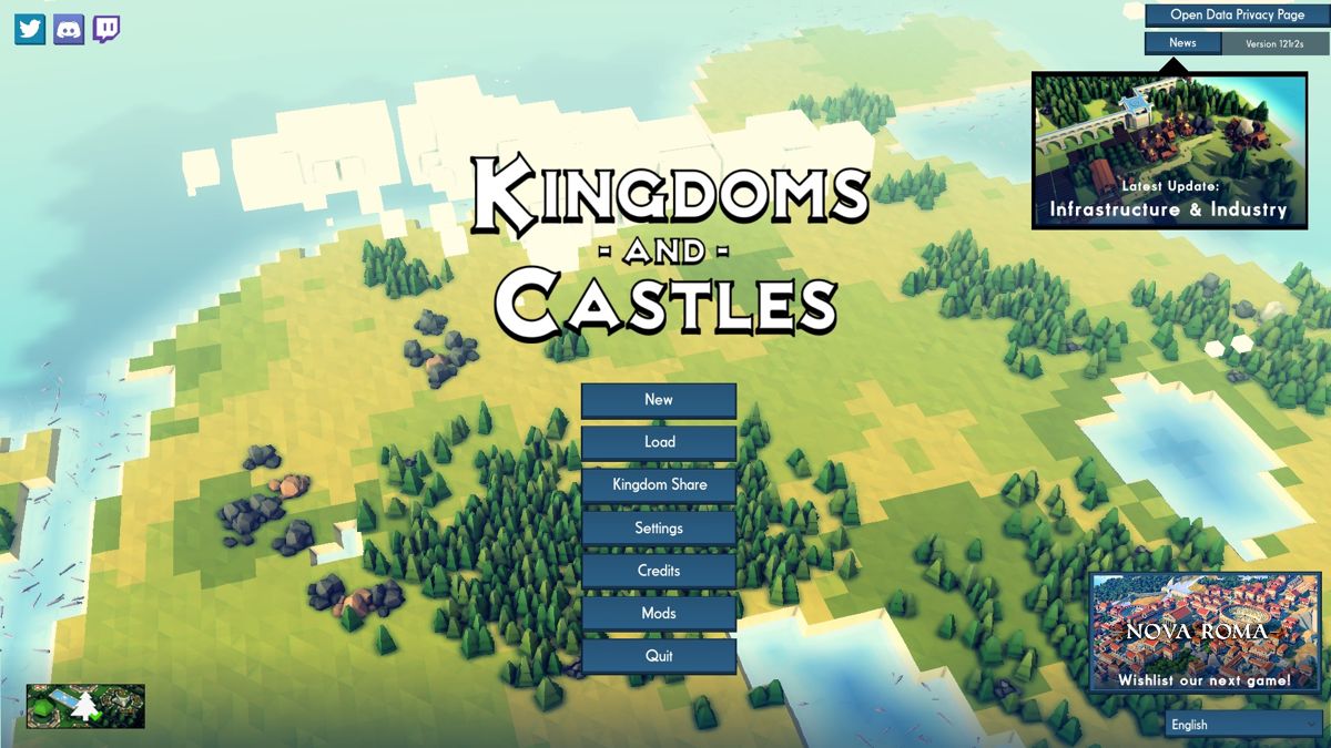 Screenshot of Kingdoms and Castles (Windows, 2017) MobyGames