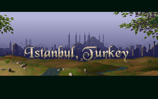 Strike Commander: Tactical Operations (DOS) screenshot: Introduction --in Istanbul