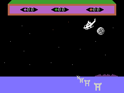 Choplifter! (ColecoVision) screenshot: Flying off to the rescue...
