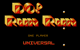 Do! Run Run (Atari ST) screenshot: Title screen.