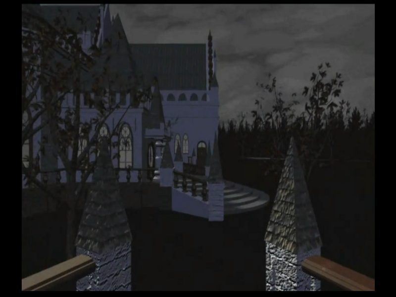 Escape from the Haunted House (Windows) screenshot: Exit from the castle