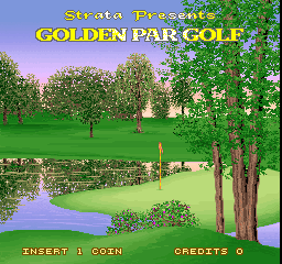 Golden Par Golf (Arcade) screenshot: Opening Screen