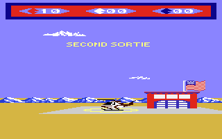 Choplifter! (Atari 7800) screenshot: Beginning a sortie