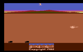 Chopper Command (Atari 2600) screenshot: Title screen