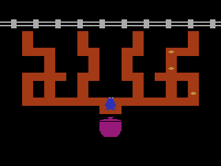 Cookie Monster Munch (Atari 2600) screenshot: Round three
