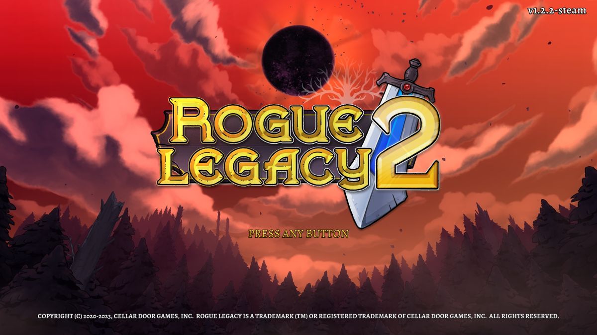 Rogue Legacy 2 (Windows) screenshot: Title screen