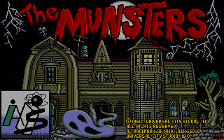The Munsters (DOS) screenshot: Title Screen