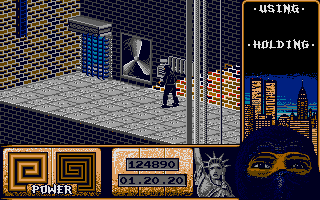 Last Ninja 2: Back with a Vengeance (Amiga) screenshot: The ventilator.