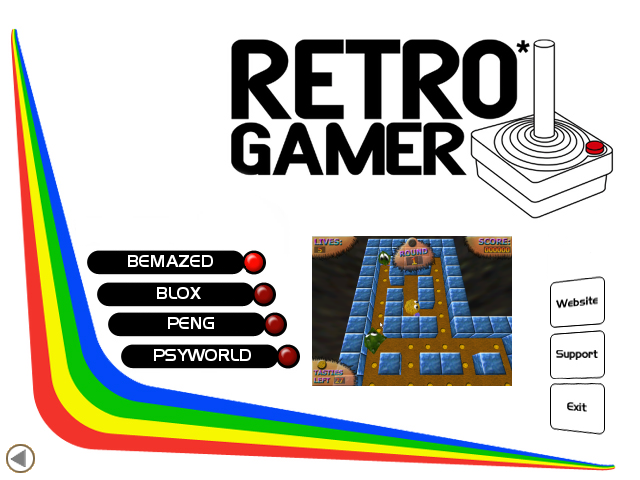 Retro Gamer Classic Arcade Games Volume 2 (Windows) screenshot: 'Mega 3D' games