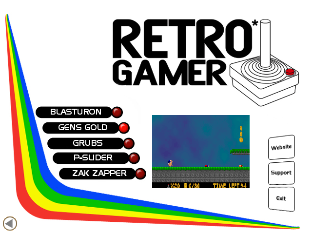 Retro Gamer Classic Arcade Games Volume 2 (Windows) screenshot: 'Super Classic' games