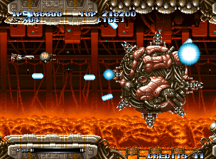 Last Resort (Neo Geo) screenshot: What a big brute!