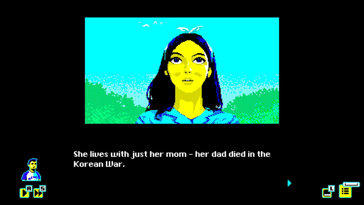 Varney Lake (Windows) screenshot: An introduction of the protagonists.