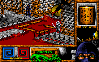 Last Ninja 3 (Amiga) screenshot: Level 4.