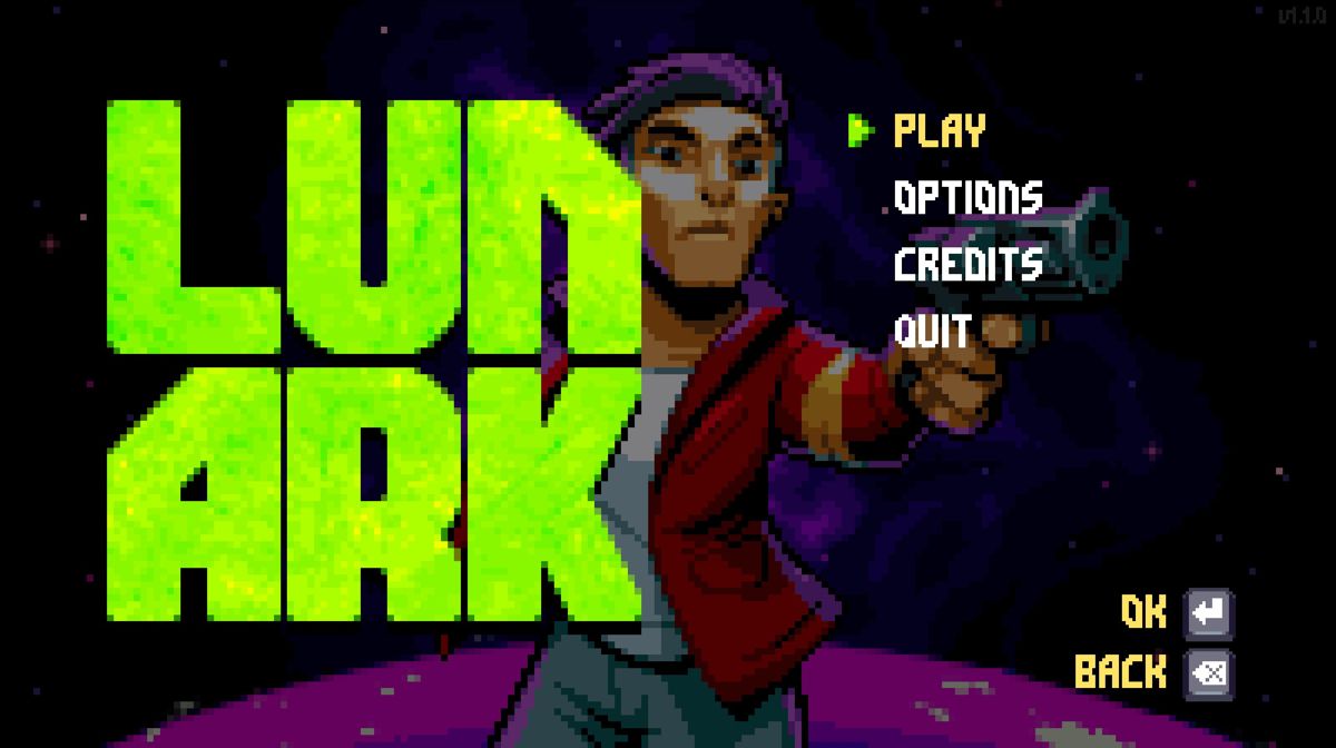 Lunark (Windows) screenshot: Main menu
