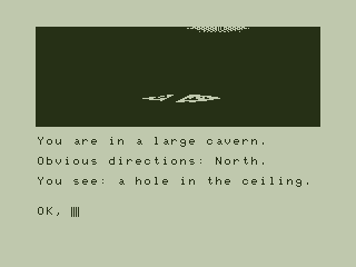 Sea Quest (Dragon 32/64) screenshot: A Hole in the Ceiling