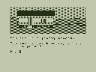 Sea Quest (Dragon 32/64) screenshot: Lonely Beach House