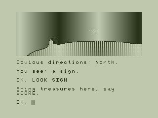 Sea Quest (Dragon 32/64) screenshot: Treasure Storage