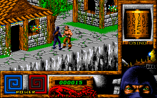 Last Ninja 3 (Amiga) screenshot: Level 1.