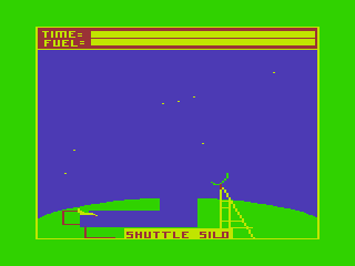 Shuttlezap (Dragon 32/64) screenshot: Shuttle Launch