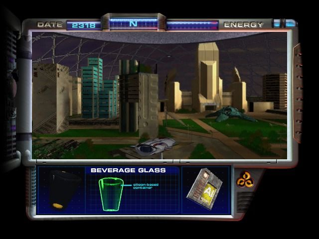 The Journeyman Project: Pegasus Prime (Windows) screenshot: View of the city