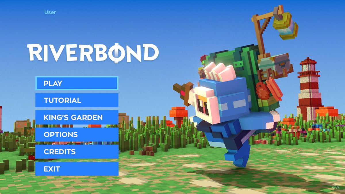 Riverbond (Windows) screenshot: Main menu