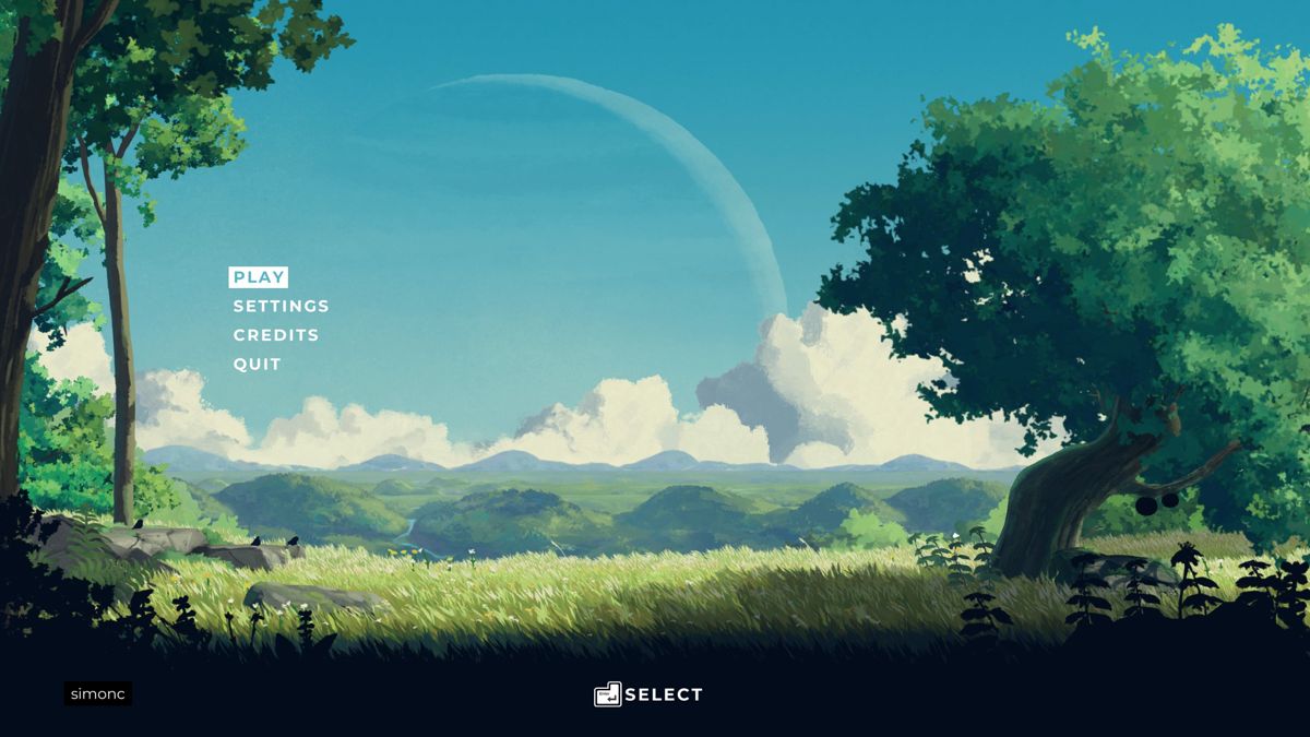Planet of Lana (Windows) screenshot: Main menu