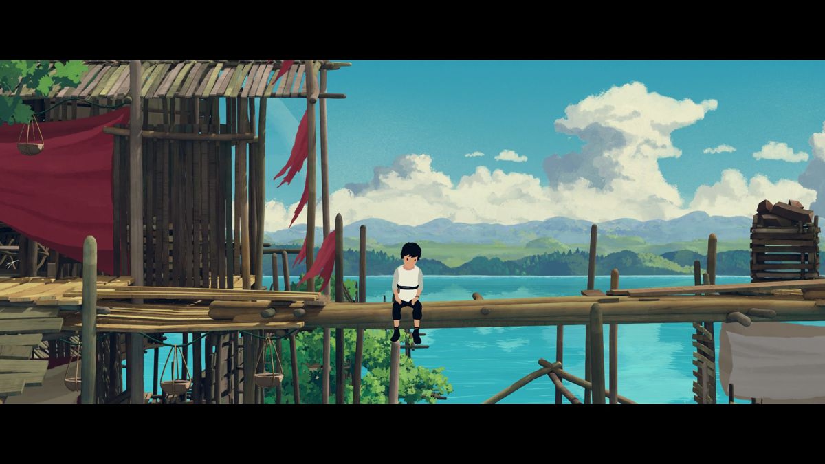 Planet of Lana (Windows) screenshot: Lana in the opening sequence