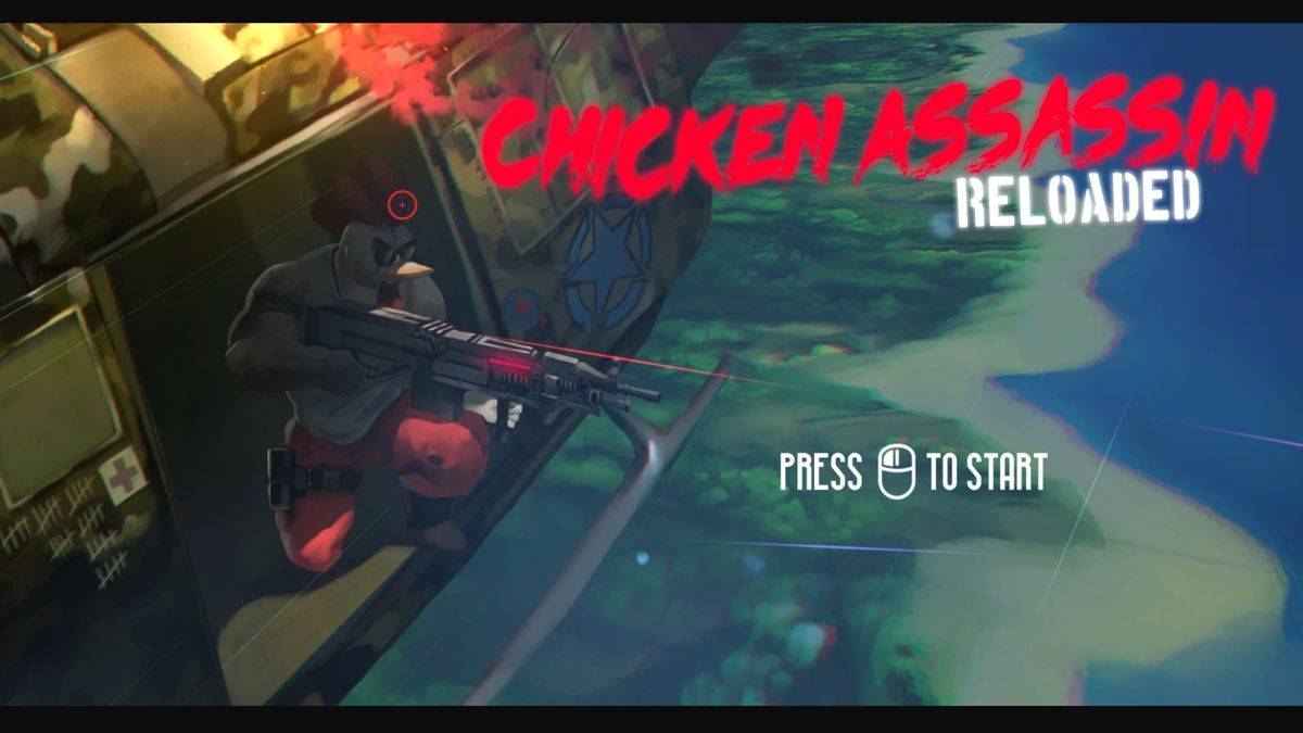 Chicken Assassin: Reloaded (Windows) screenshot: Title screen