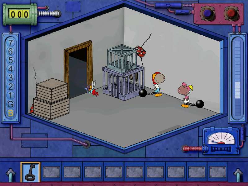 Magnus & Myggen: Skumlesens Hævn (Windows) screenshot: Choosing which character to play as.