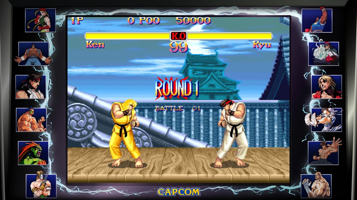 Street Fighter: 30th Anniversary Collection (Windows) screenshot: Super Street Fighter II: The New Challengers (1993), which expanded the roster and added game modes.