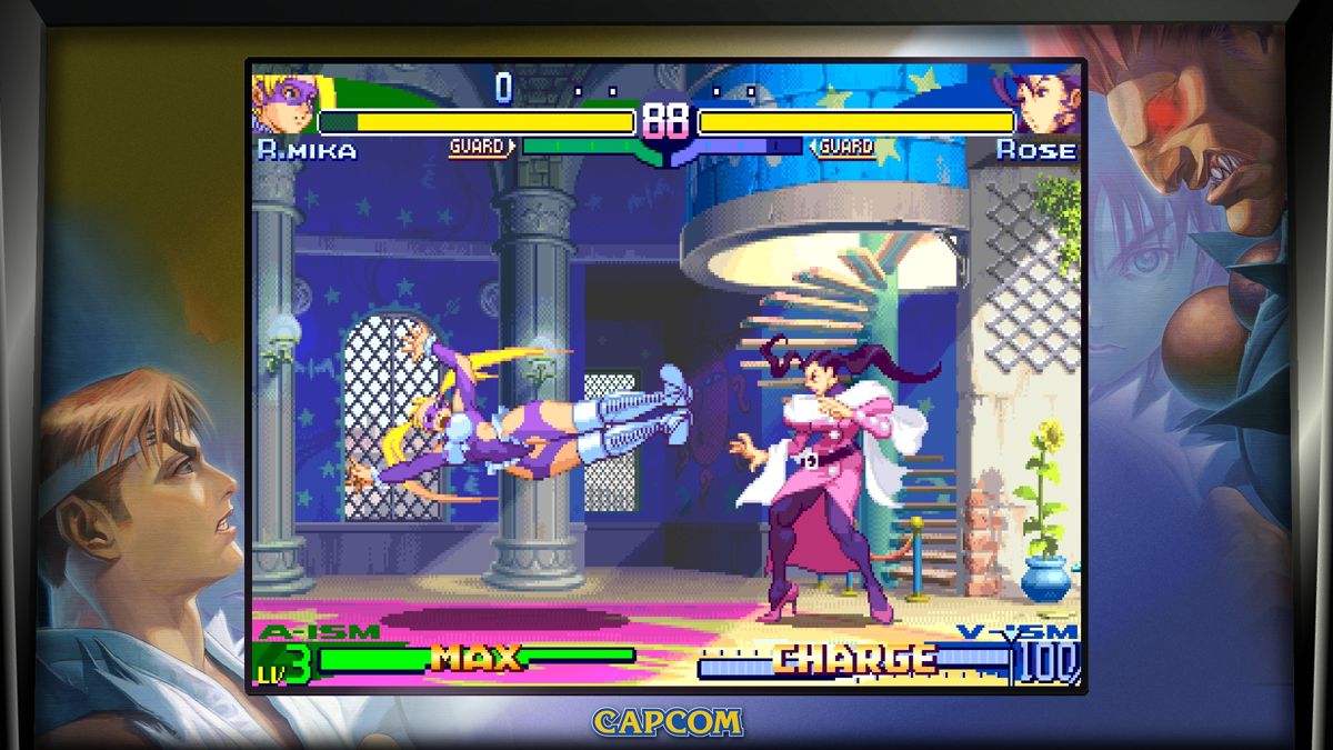 Street Fighter: 30th Anniversary Collection (Windows) screenshot: Street Fighter Alpha 3 (1998), which brought the "ism" system for implementing differing playstyles