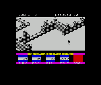 Screenshot of Ant Attack (ZX Spectrum, 1983) - MobyGames