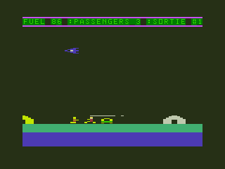Copter Patrol (Dragon 32/64) screenshot: Another Rescue