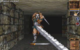 Anvil of Dawn (DOS) screenshot: Come get some!