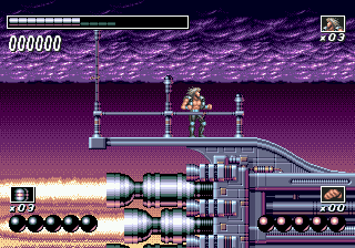 Wolfchild (Genesis) screenshot: Starting the game
