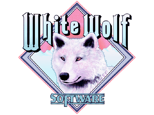 White Wolf Software: Series IV (DOS) screenshot: The company logo is shown at the start of every install process