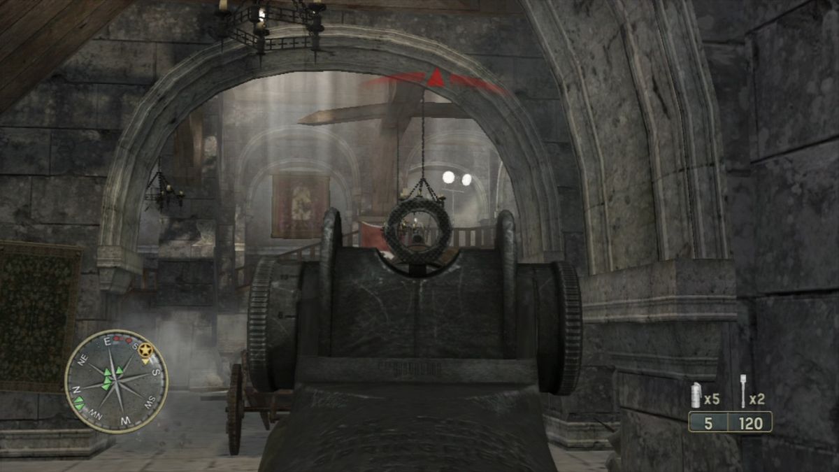 Call of Duty 3 (PlayStation 3) screenshot: Clearing out the castle