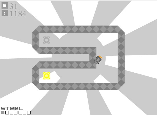 !gnition3 (Browser) screenshot: Driving the car.