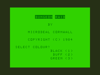 Dungeon Raid (1984) - MobyGames